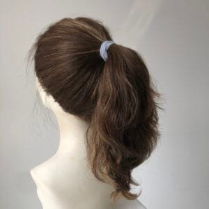 Lace top ponytail wig 0501A-2M 22''6-8-10# BW