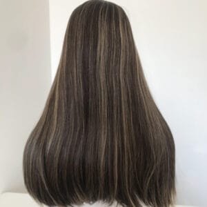 Jewish wig single injected 1213M-1 20inch 6-8-10# 齐 ST JW