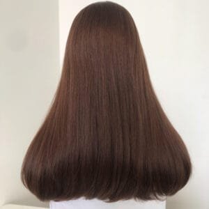 Jewish wig single injected 18inch 33# 1015NA JW