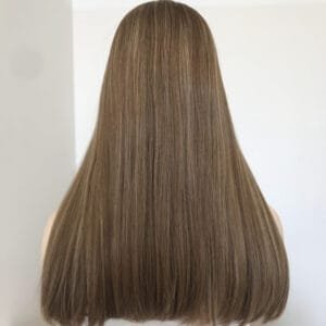 Jewish wig single injected 18inch 8-14# no layer ST JW 1207A-4
