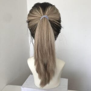 Lace top ponytail wig 22” 8002# ST LP