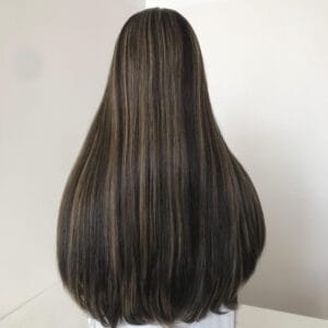 Jewish wig single injected 24inch 5-10A# small layer ST JW 0311A-9